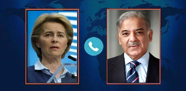 European Commission president telephones PM Shehbaz Sharif