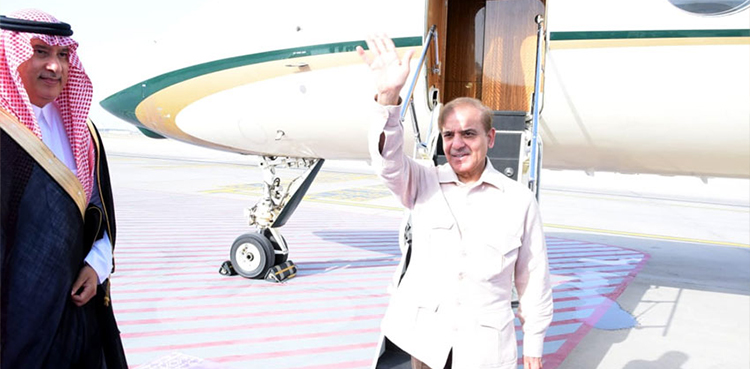 PM Shehbaz Sharif departs for Dubai after completing KSA visit