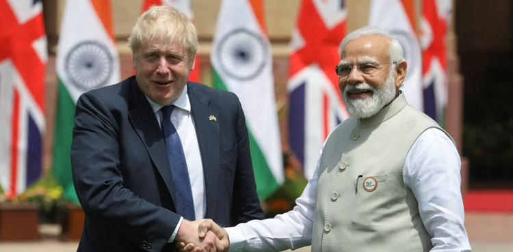 Boris Johnson Modi India deal