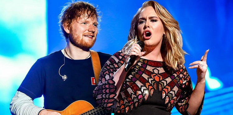 ivors songwriter of the year, ed sheeran, adele