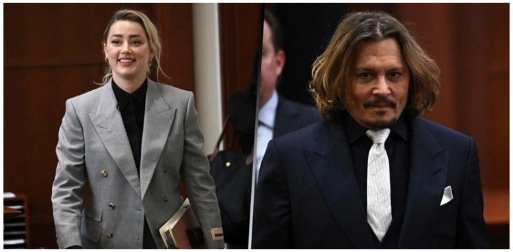 Amber Heard, Johnny Depp, copies courtrrom style, defamation case