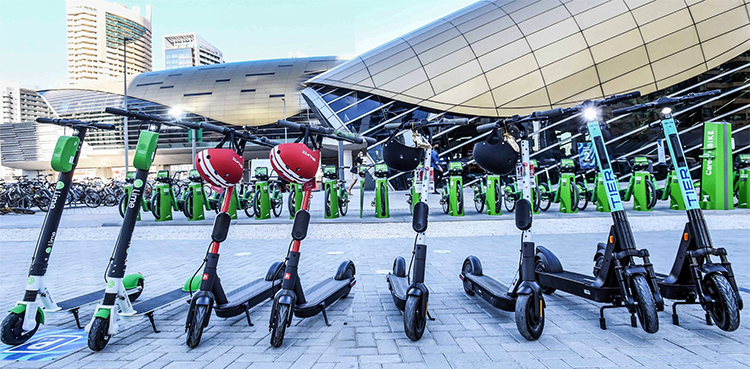 Dubai Police e-scooters