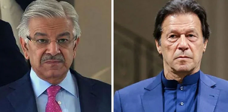 Khawaja Asif calls for treason case against PM Imran Khan