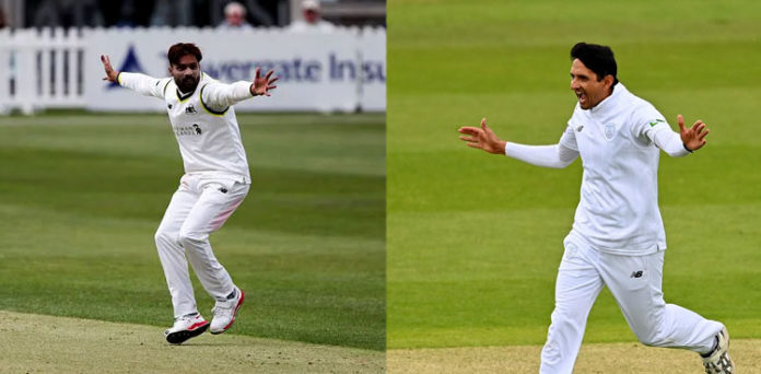 Watch: Mohammad Abbas, Amir star English county clash