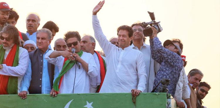 Imran Khan, Charsadda, workers convention