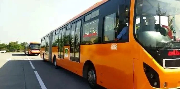 Orange Line BRT karachi bus terminal