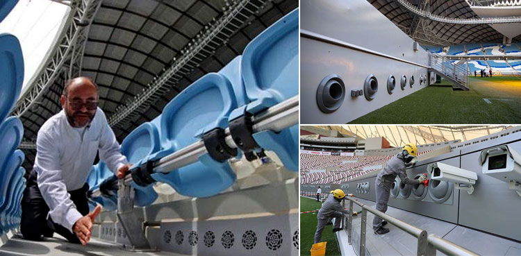 Qatar 'Dr Cool' World Cup stadiums chilly solar-powered AC