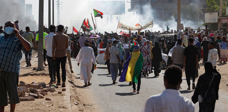 Sudan, anti-coup protests