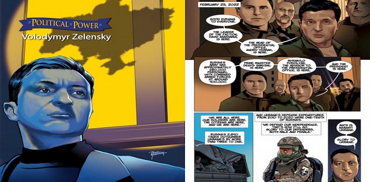 Ukraine president volodymyr zelenskiy, comic book Political Power: Volodymyr Zelenskyy