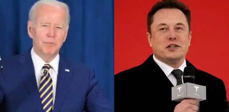 Joe Biden, Elon Musk, Moon