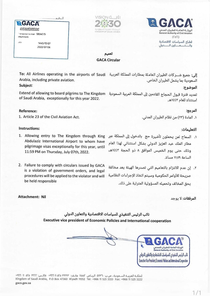 Hajj pilgrims, Saudi Arabia, delayed visas, GACA