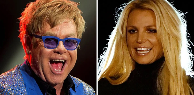 Elton John, Britney Spears, Britney Spears new song