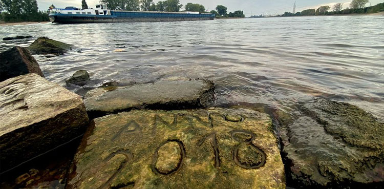 Europe's drought exposes ancient stones, WW2 ships as waters fall