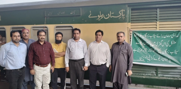 Pakistan Railways, relief goods, flood victims, Balochistan flood