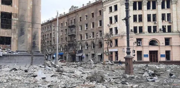 Russian strike, Ukraine, Kharkiv