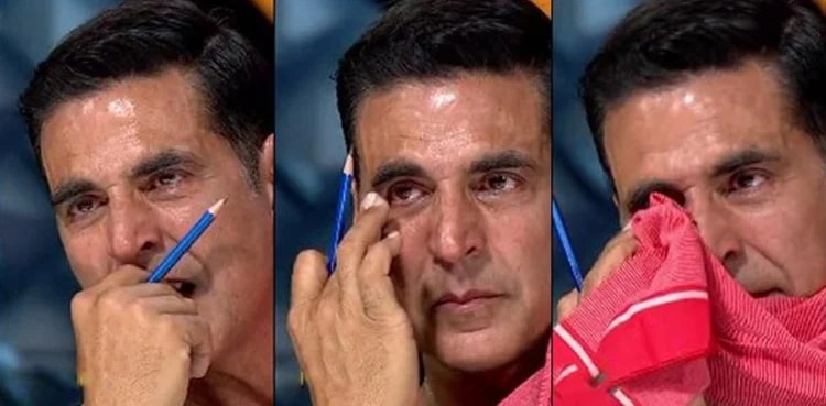 akshay kumar in tears viral video