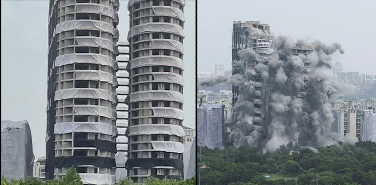 India demolishes 100-metre-high Noida twin towers