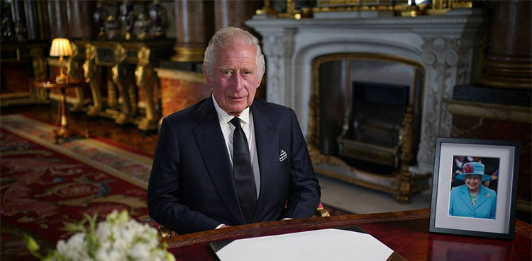 King Charles pledged on Saturday to follow the example of his late mother as he was officially proclaimed as Britain's new monarch