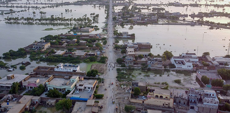 Satellite images show scale of deadly flooding in Pakistan