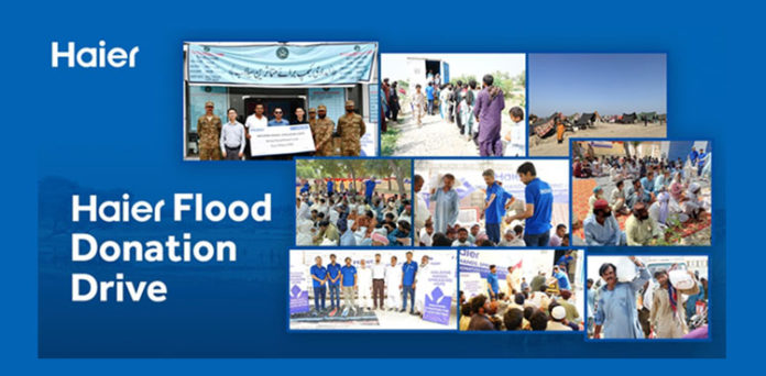 Haier Flood Donation Drive Pakistan