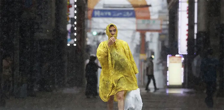 Typhoon disrupts travel, brings heavy rain in Japan