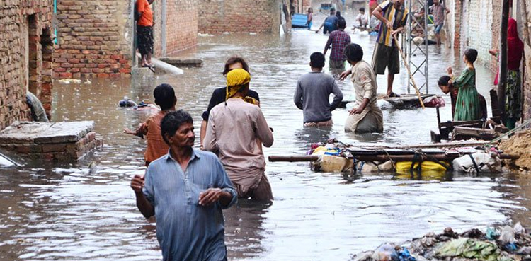 Floods, houses, Sindh