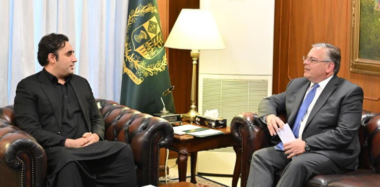 FM Bilawal Bhutto Zardari, US envoy, Donald Bloom