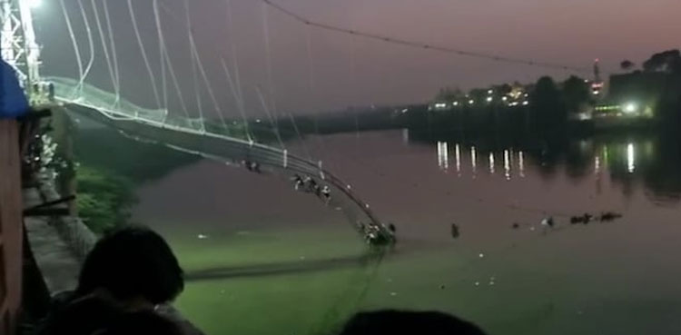 India Morbi bridge collapse