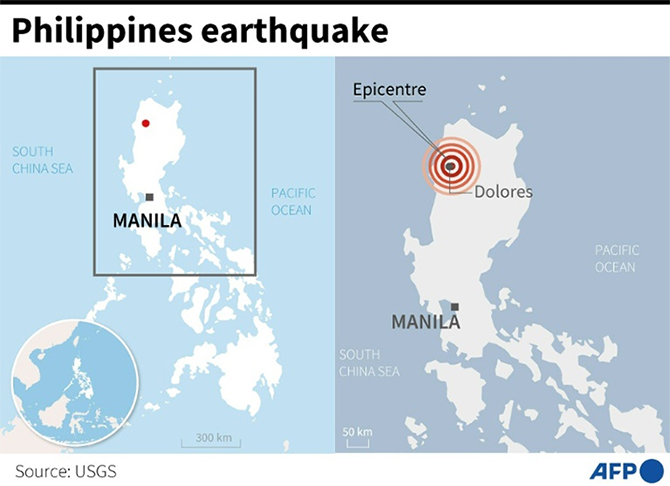 Philippines earthquake