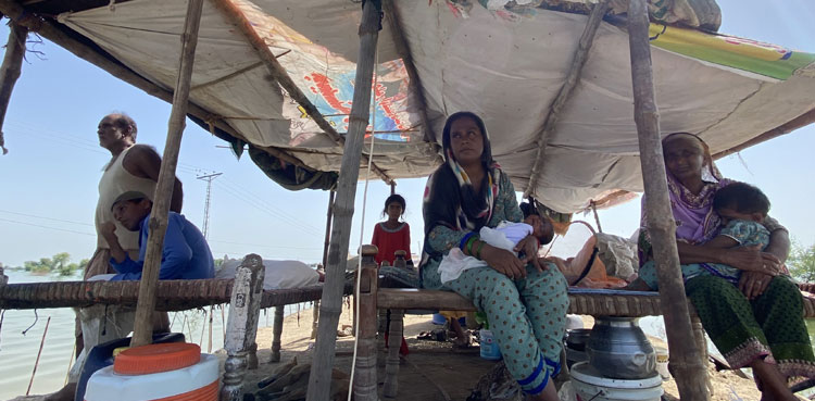 Sindh,-newborn,-floods,-camps