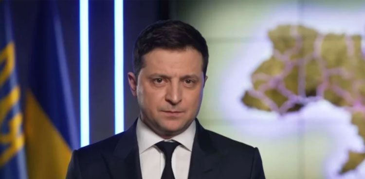 Zelensky, radiation leak claim, Russia