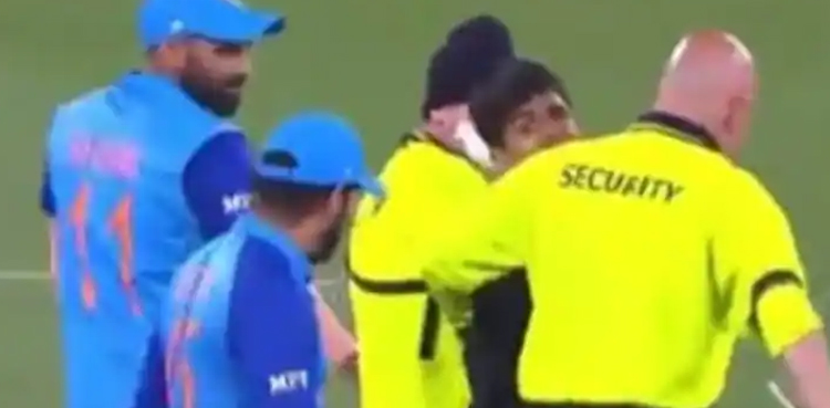 VIRAL: India captain Rohit Sharma meets fans fan on ground viral