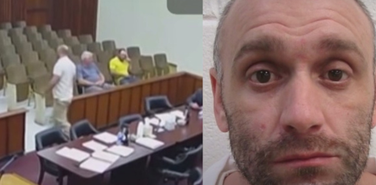 convict, man, court, video,