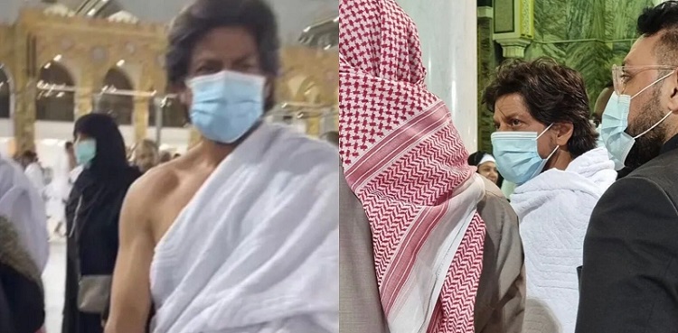 bollywood superstar shahrukh khan performs umrah