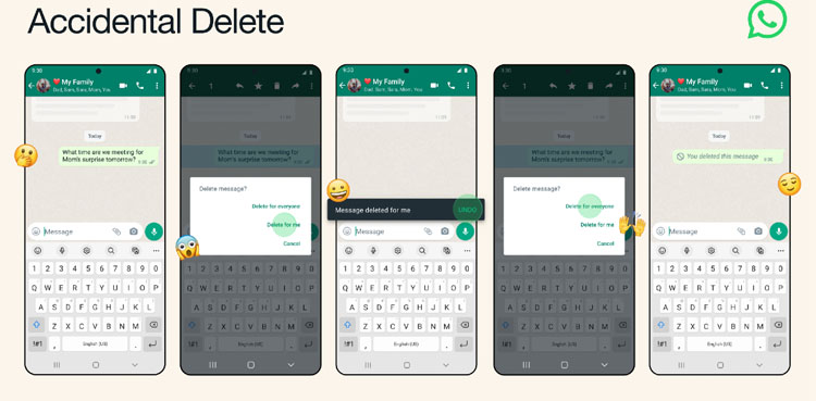 WhatsApp, solution, delete for me,