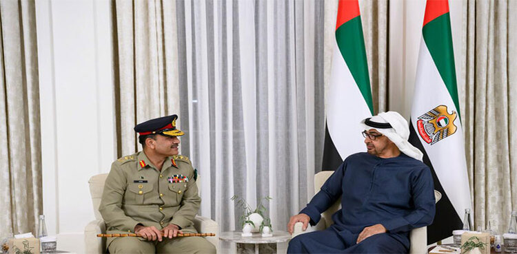 COAS General Asim Munir UAE president meeting