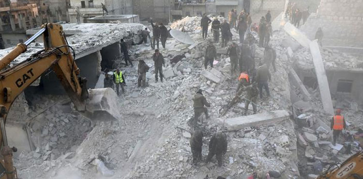 10 killed in building collapse in Syria