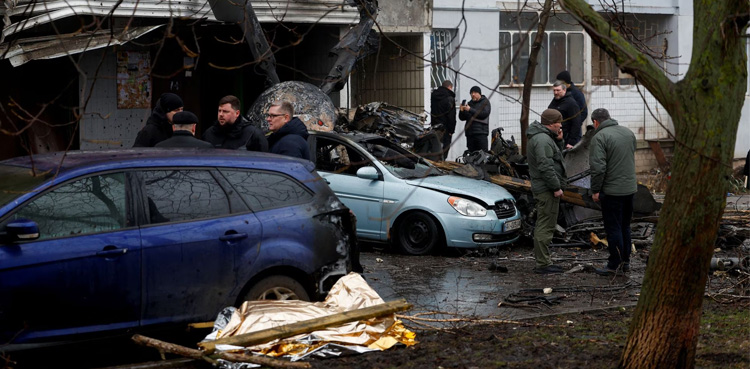 Ukraine's interior minister, helicopter crash