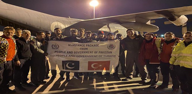 Pakistan Search Rescue Team, Turkiye earthquake