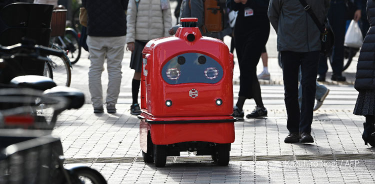 Japan rolls out ‘humble and lovable’ delivery robots