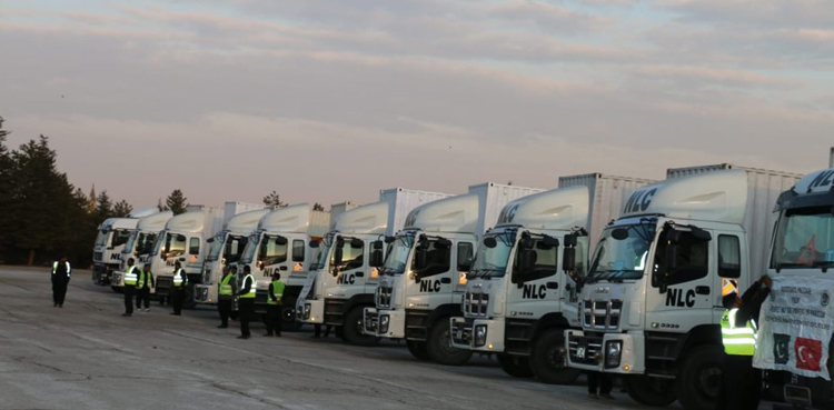 Turkiye earthquake, Pakistan relief convoy