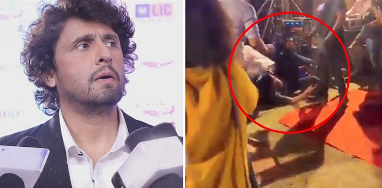 sonu nigam attack viral video