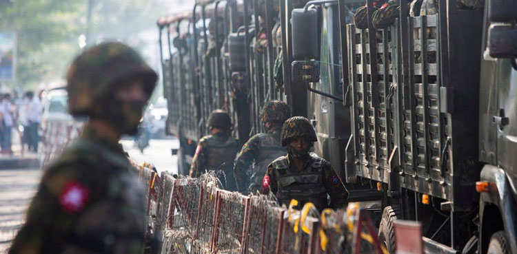 Myanmar Military Monks