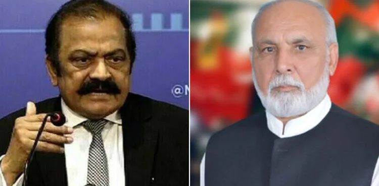 Rana Sanaullah, PTI leader, Major Retired Ghulam Sarwar