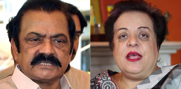 Rana Sanaullah announces legal action against Shireen Mazari