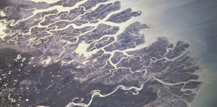 Vietnam, Mekong Delta, sand mining