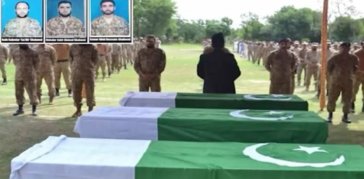 Lakki Marwat attack, Martyred soldiers laid to rest, full military honours