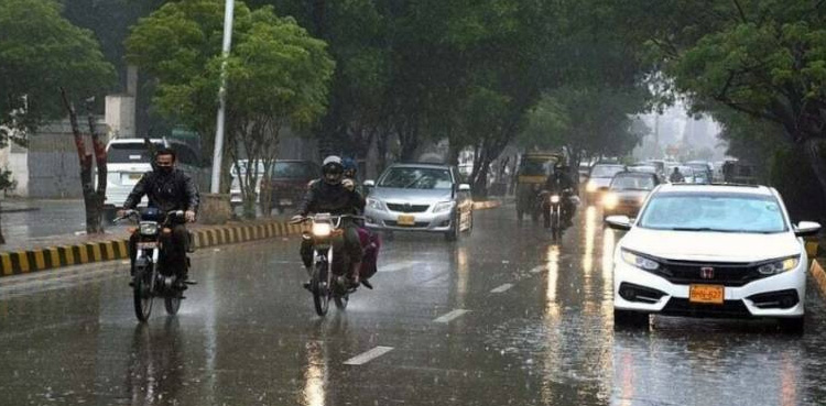 Karachi rainfall, light to heavy rain, deep depression