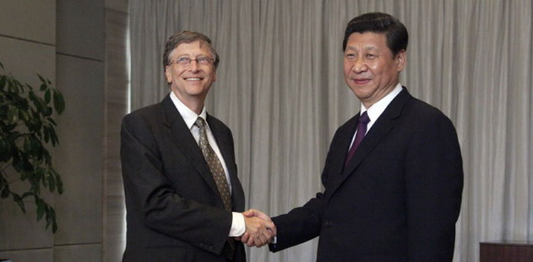 Bill Gates meets Xi Jinping in Beijing