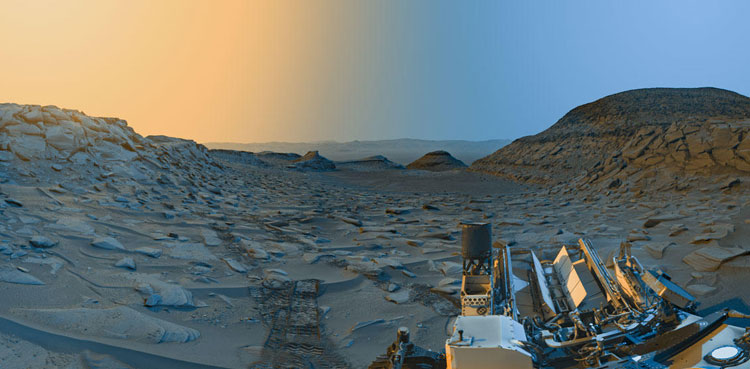 NASA Mars-day-and-night